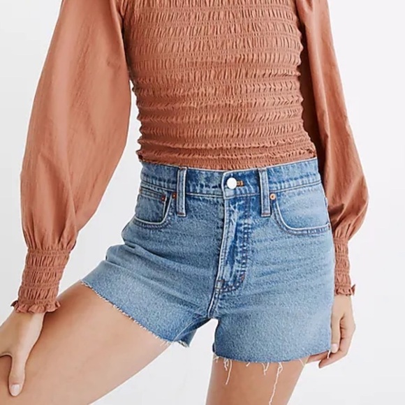 Madewell Pants - Madewell The Perfect Jean Short Burnett Wash Tencel Lyocell Edition